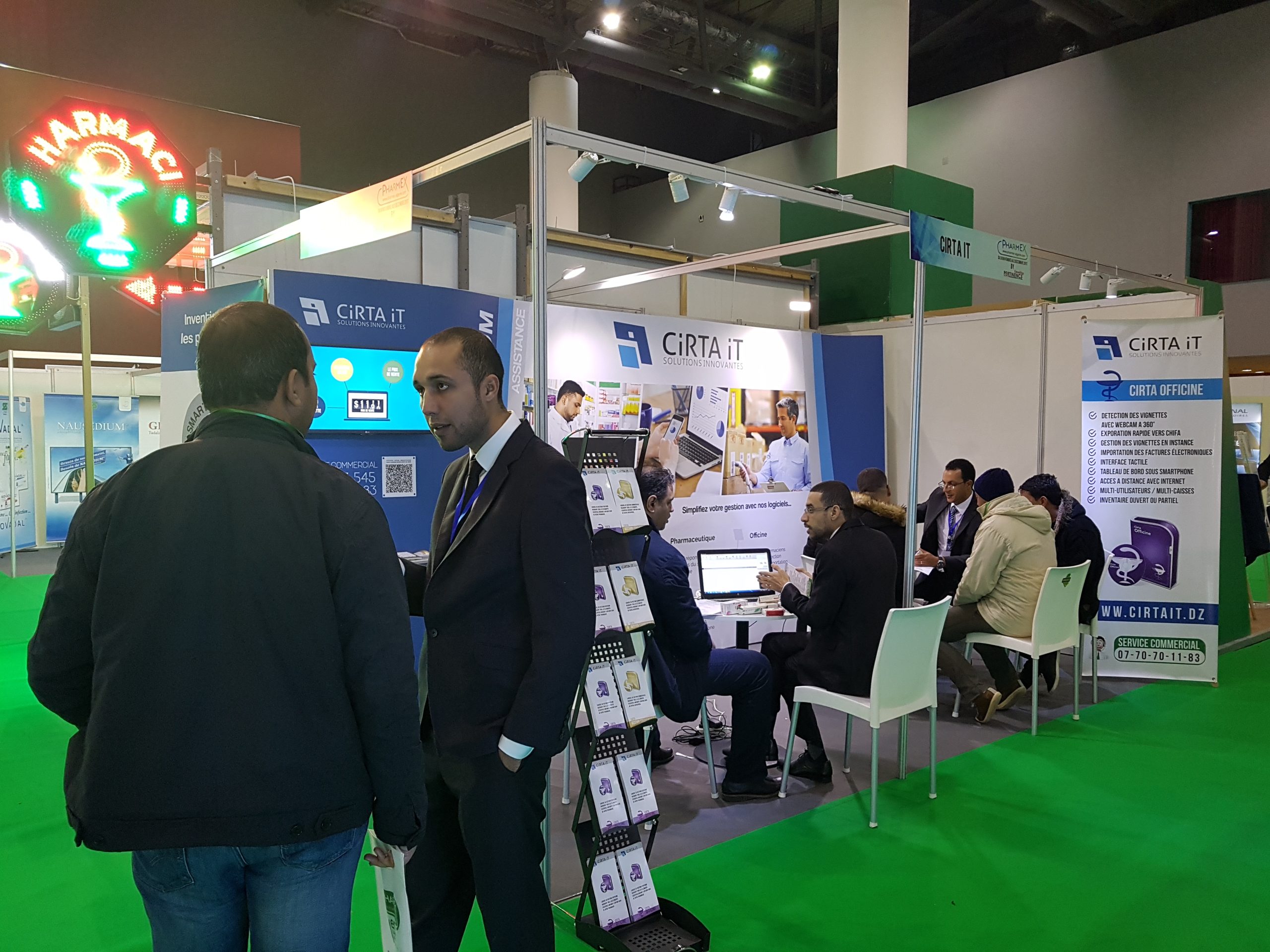 CIRTASOFT En Lumière à PHARMEX 2017 au Centre de Conventions Hôtel Méridien Oran