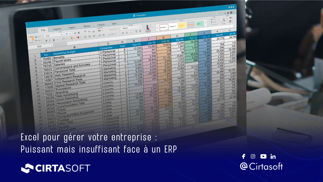 Excel pour gérer votre entreprise : puissant mais insuffisant face à un ERP